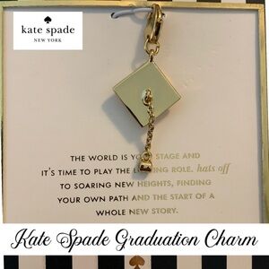 Kate Spade Graduation Charm Bracelet (Charm ONLY)